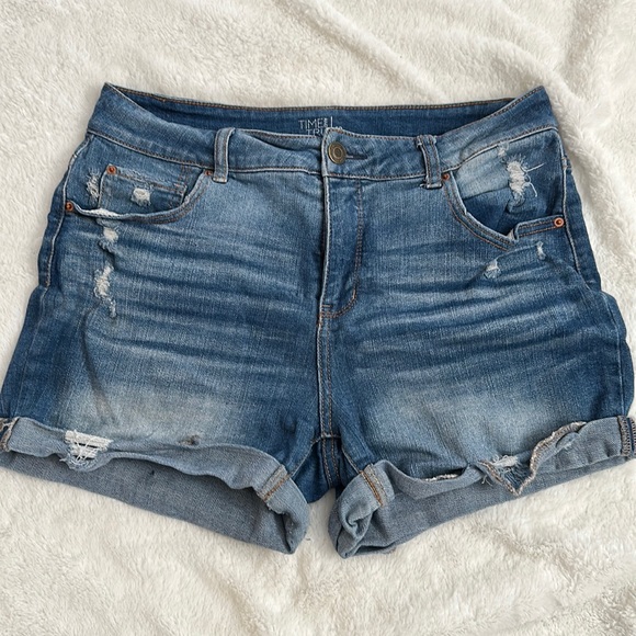 Time and Tru Pants - Mid Rise Jean Shorts